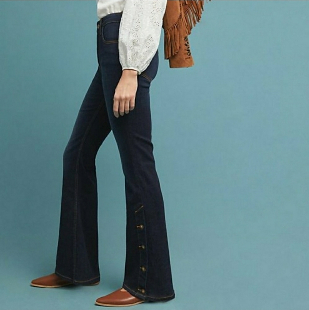 Anthropologie Pilcro and the letterpress high rise boot cut jeans NWOT